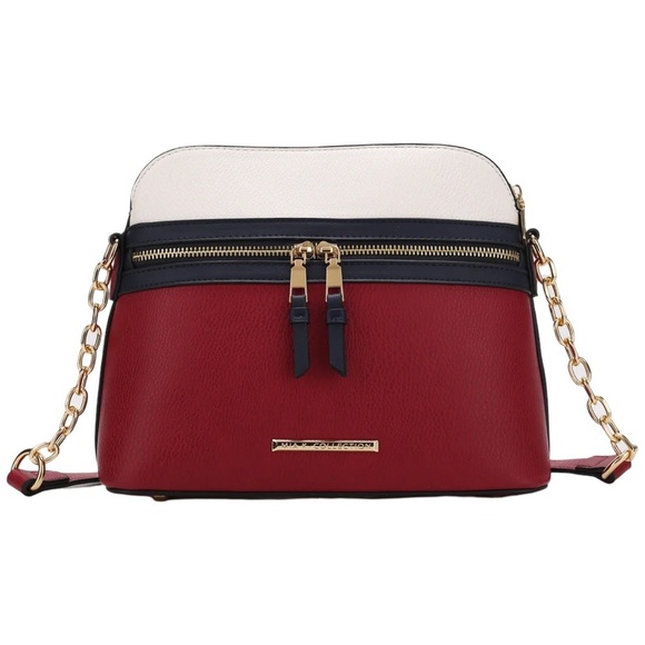 MKF COLLECTION • Wine Red Karelyn Crossbody Bag Purse - Picture 1 of 6